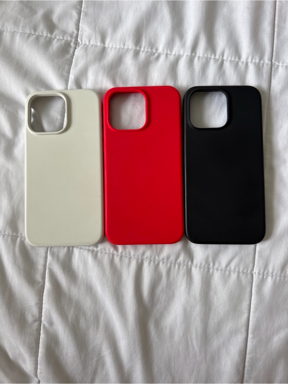 Silicone iPhone Case Trio